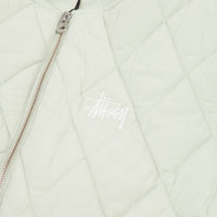 Stussy Diamond Quilted Vest - Sage | Flatspot