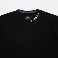 Stussy Diamonds Long Sleeve T-Shirt - Black thumbnail