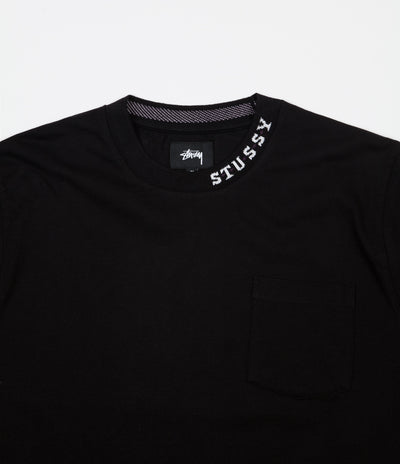 Stussy Diamonds Long Sleeve T-Shirt - Black