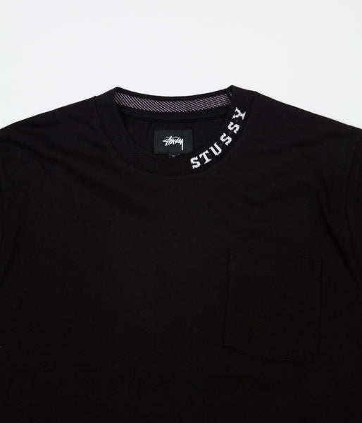 Stussy Diamonds Long Sleeve T-Shirt - Black | Flatspot