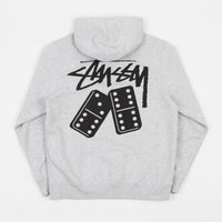 Stussy Dominoes Hoodie - Ash Heather thumbnail