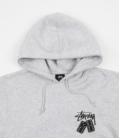 Stussy Dominoes Hoodie - Ash Heather