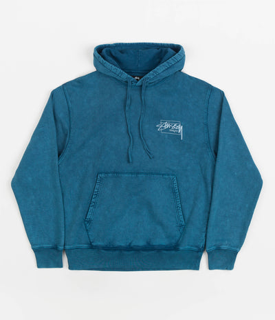 Stussy Dyed Stussy Designs Hoodie - Blue