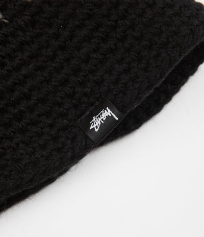 Stussy Fairisle Bucket Hat - Black