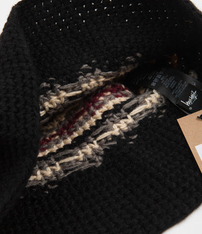 Stussy Fairisle Bucket Hat - Black