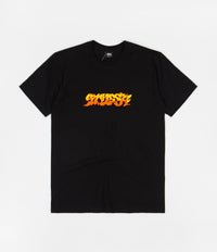 Stussy Flames T-Shirt - Black