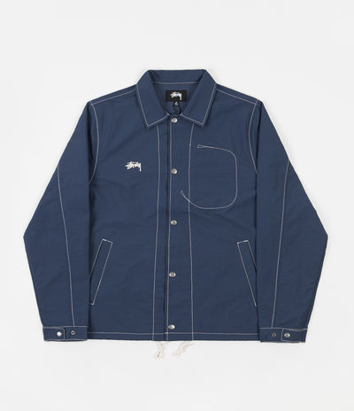 Stussy Folsom Cam Coach Jacket - Navy | Voyage Cam Coach Куртка