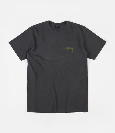 Stussy Fu Dog Pigment Dyed T-Shirt - Black