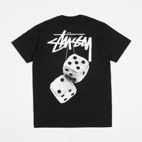 Stussy Fuzzy Dice T-Shirt - Black thumbnail