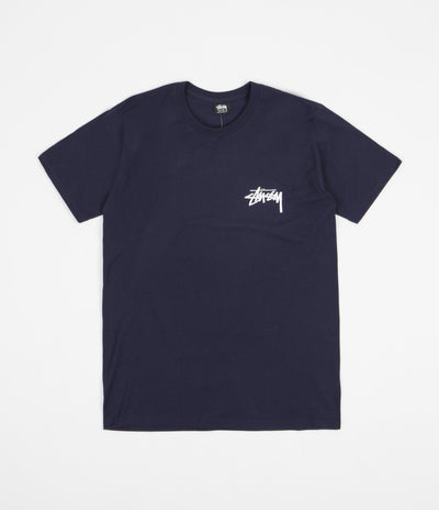 Stussy Fuzzy Dice T-Shirt - Navy