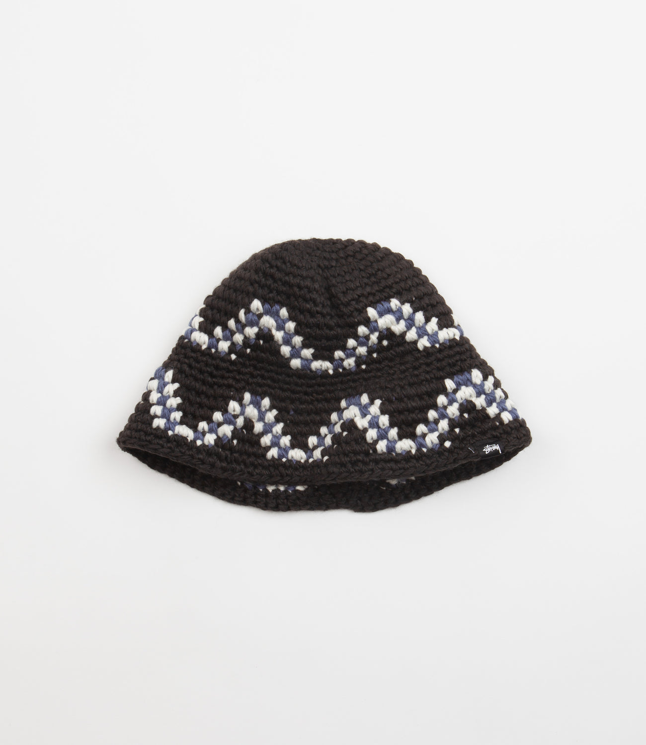 Stussy Giza Knit Bucket Hat - Black | Flatspot