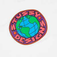 Stussy Globe T-Shirt - White thumbnail