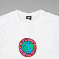 Stussy Globe T-Shirt - White thumbnail