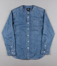 Stussy Grandad Shirt - Light Blue