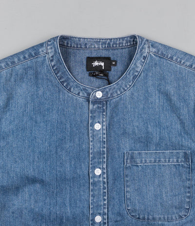 Stussy Grandad Shirt - Light Blue