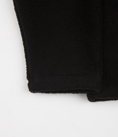 Stussy Half Zip Mock Neck Fleece - Black