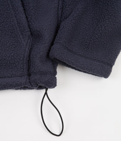 Stussy Half Zip Mock Neck Fleece - Navy