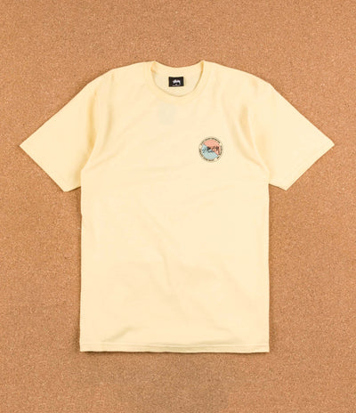 Stussy Halftone Dot T-Shirt - Pale Yellow