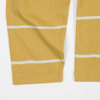 Stussy Hand Drawn Stripe Long Sleeve T-Shirt - Mustard thumbnail