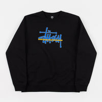 Stussy International Crewneck Sweatshirt - Black thumbnail