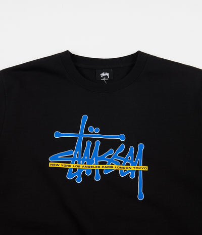 Stussy International Crewneck Sweatshirt - Black