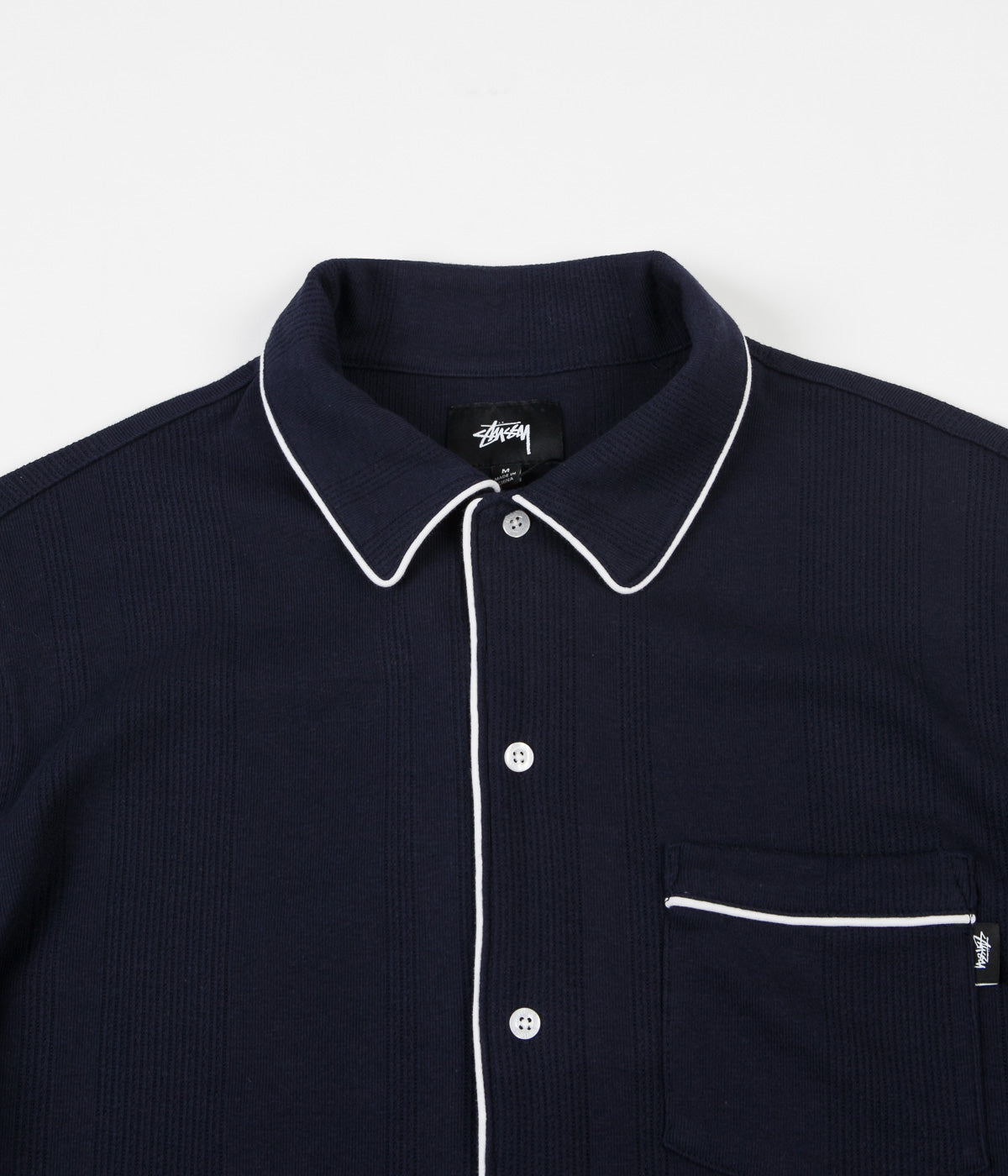 Stussy Johnny Shirt - Navy | Flatspot