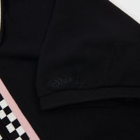 Stussy Julian Full-Zip Polo Shirt - Black thumbnail