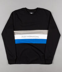 Stussy Race Long Sleeve T-Shirt - Black