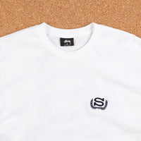 Stussy Wreath Long Sleeve T-Shirt - White thumbnail