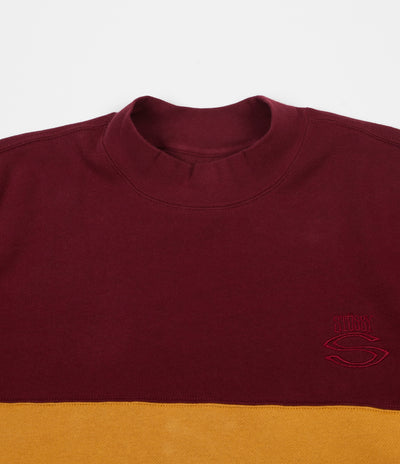 Stussy Large Neck Crewneck Sweatshirt - Roots