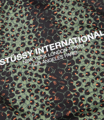 Stussy Leopard Panel Jacket - Black