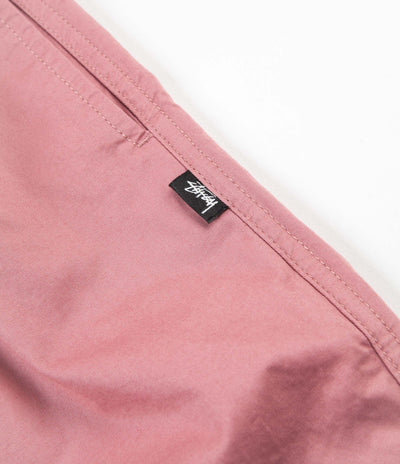 Stussy Light Twill Beach Pant - Pink