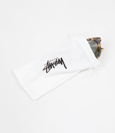 Stussy Luigi Sunglasses - Tortoise / Green