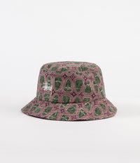 Stussy Mask Pattern Bucket Hat - Pink