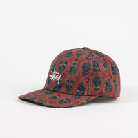 Stussy Mask Pattern Low Pro Cap - Brown thumbnail