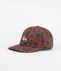 Stussy Mask Pattern Low Pro Cap - Brown | Flatspot