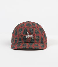 Stussy Mask Pattern Low Pro Cap - Brown | Flatspot