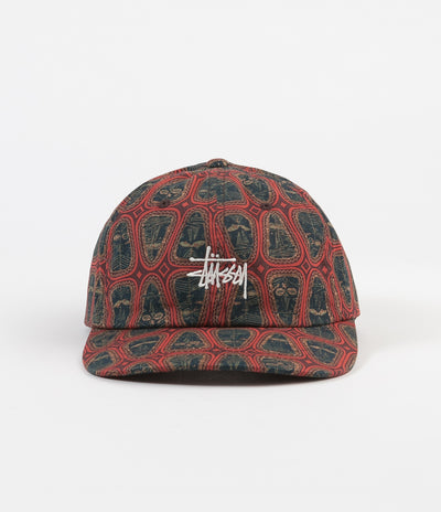 Stussy Mask Pattern Low Pro Cap - Brown