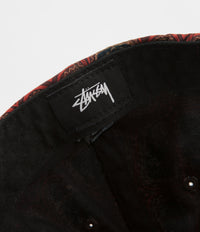 Stussy Mask Pattern Low Pro Cap - Brown | Flatspot