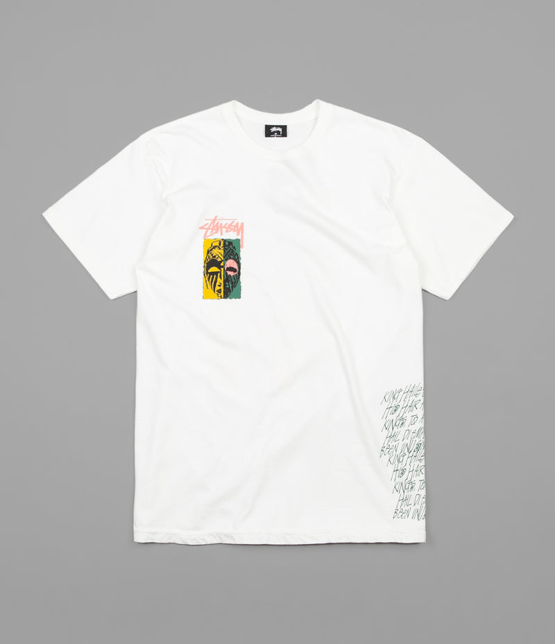 Stussy Masks Pigment Dyed T-Shirt - Natural | Flatspot