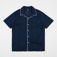 Stussy Mesh Short Sleeve Shirt - Navy thumbnail