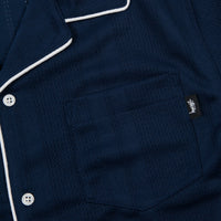 Stussy Mesh Short Sleeve Shirt - Navy thumbnail