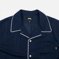 Stussy Mesh Short Sleeve Shirt - Navy thumbnail