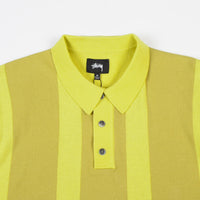 Stussy Miles Polo Sweatshirt - Lemon thumbnail