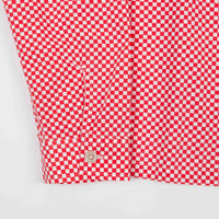 Stussy Mini Check Full Zip Shirt - Red thumbnail