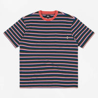 Stussy Mini Stripe T-Shirt - Red thumbnail