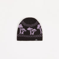 Stussy Mohair Mushroom Beanie - Black thumbnail