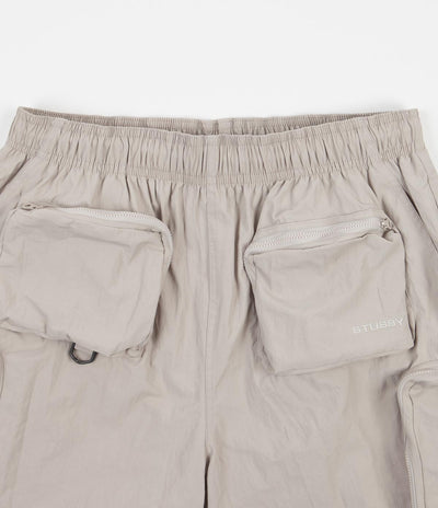 Stussy Nylon Approach Shorts - Stone Grey