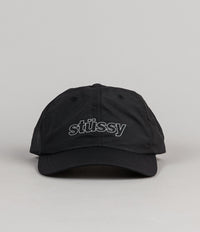 Stussy Nylon Reflective Cap - Black | Flatspot