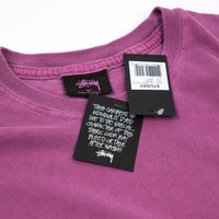 Stussy Old Stamp Pigment Dyed T-Shirt - Berry thumbnail